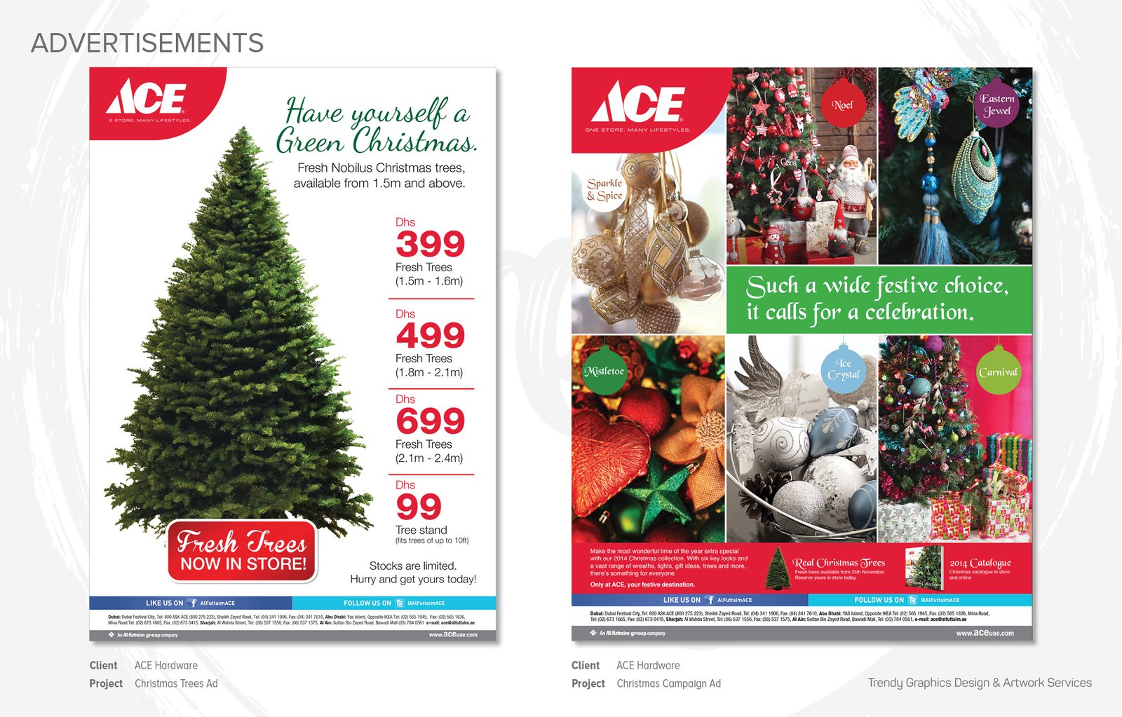 ACE Hardware Christmas Trees and Christmas Campaign Ad