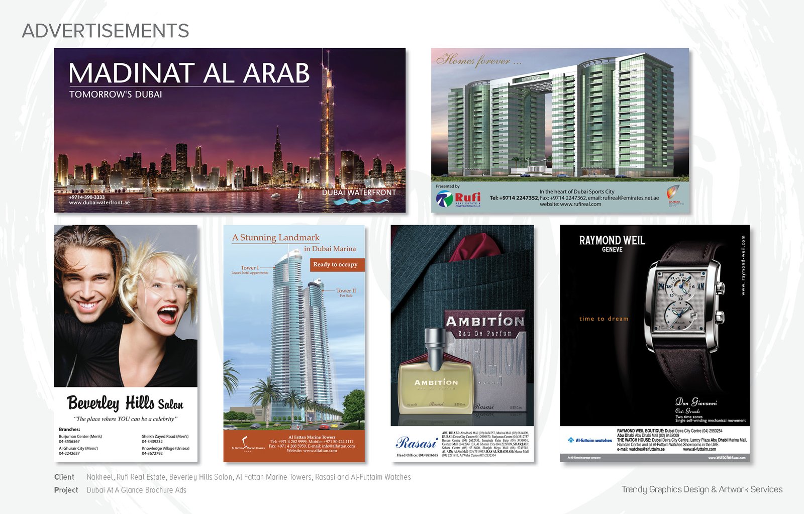 Dubai At A Glance Brochure Ads