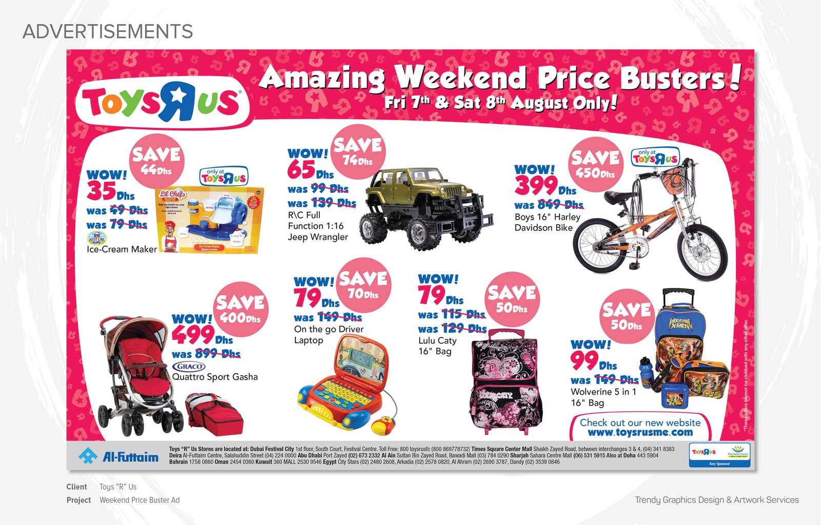 Toys “R” Us – Weekend Price Buster Ad