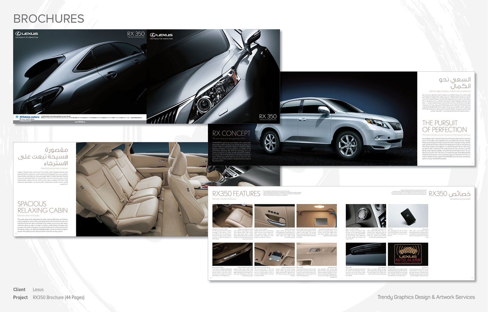 Lexus – RX350 Brochure (44 Pages)