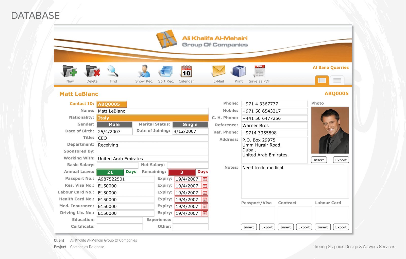 Ali Khalifa Al-Mehairi Group – Companies Database