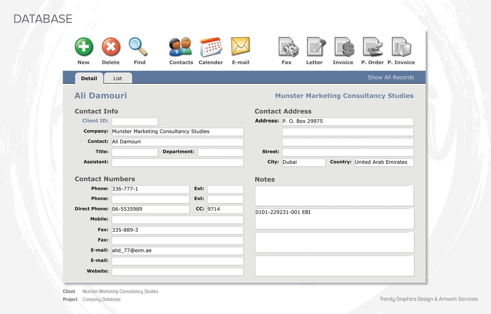 Munster Marketing Consultancy Studies – Company Database