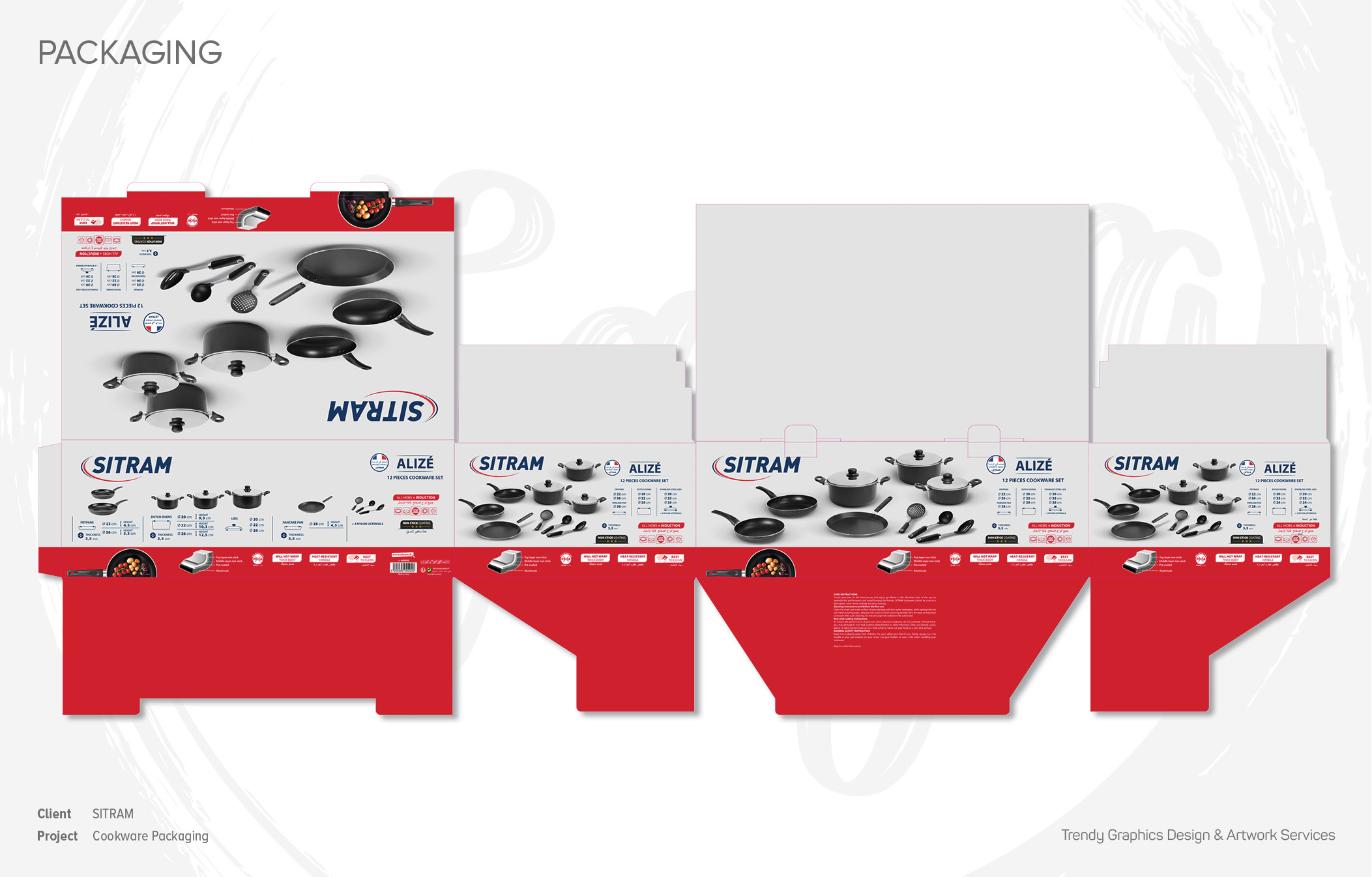 Sitram – Cookware Packaging