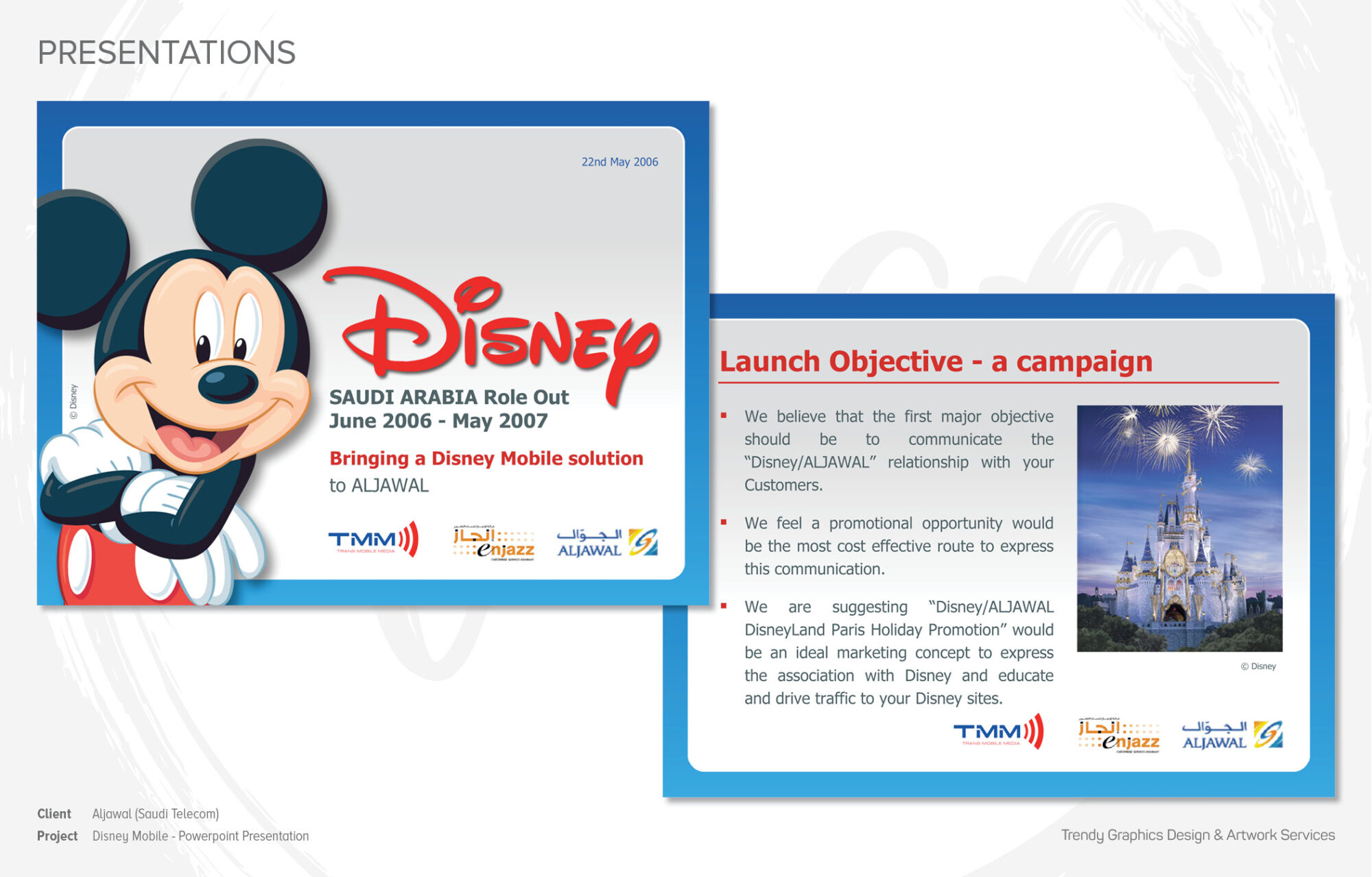 Aljawal (Saudi Telecom) – Disney Mobile Powerpoint Presentation