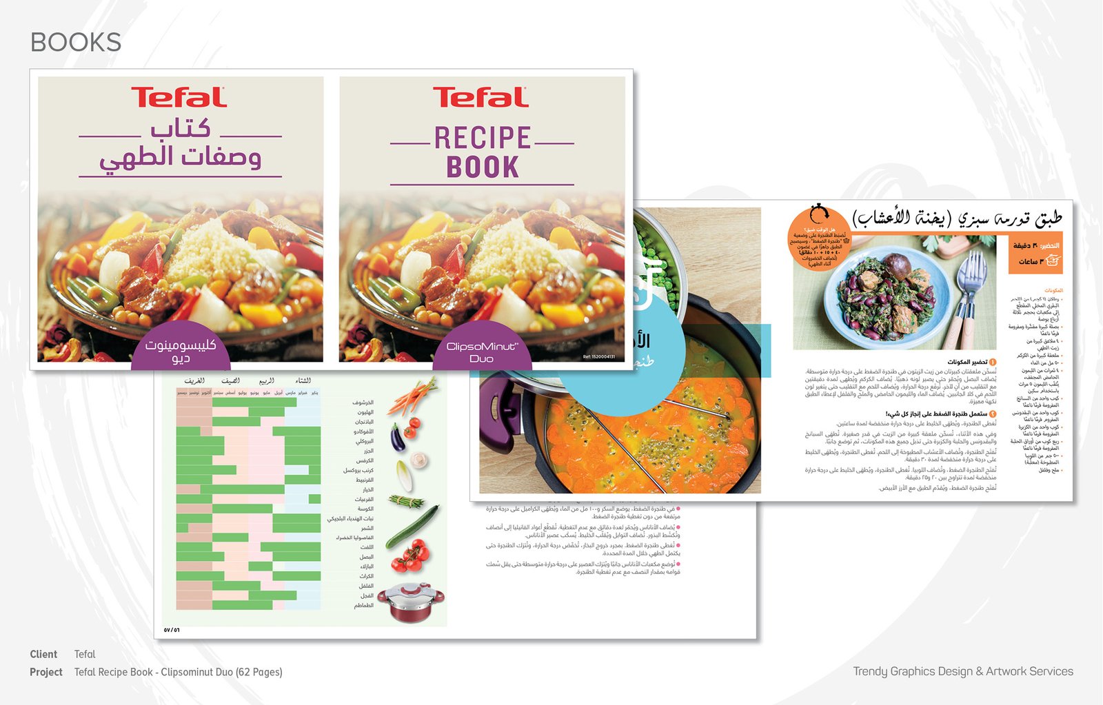 Tefal Recipe Book - Clipsominut Duo (62 Pages)