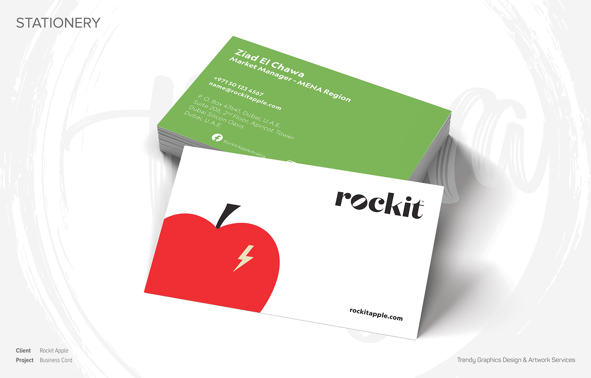 Rockit Apple – Business Card